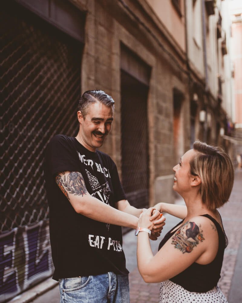 Reportaje de pareja preboda en Bilbao Bizkaia